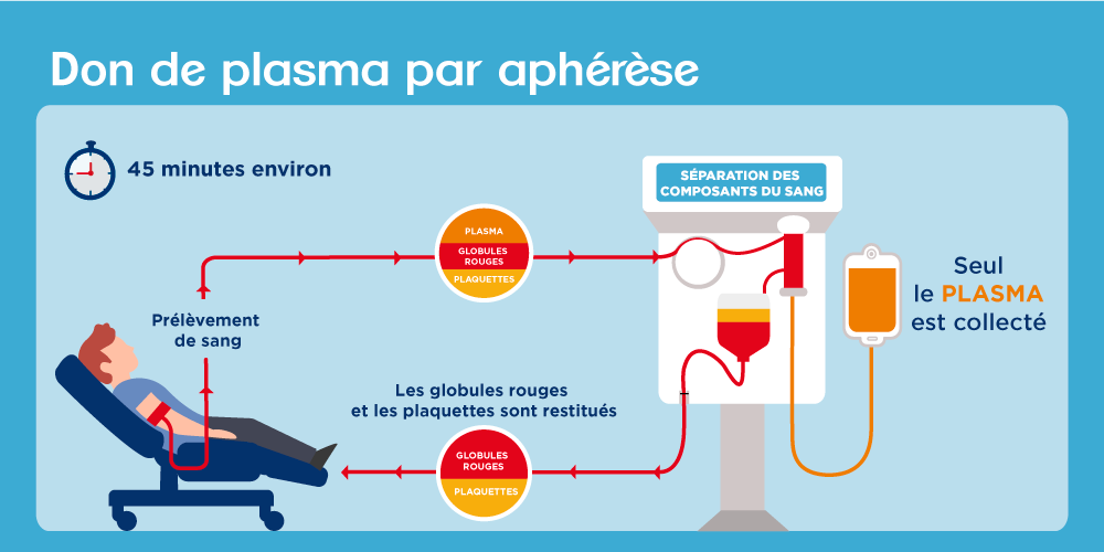 Coronavirus : peu de gens donnent du plasma, mais c’est important ! Par conséquent, soyez donneur de plasma si vous avez récupéré