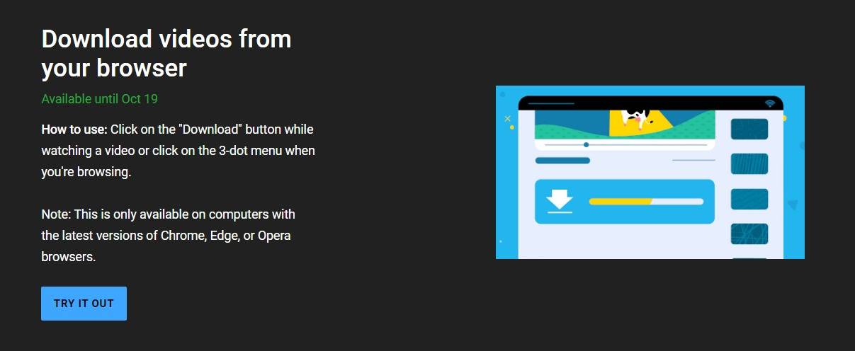 YouTube Premium teste le téléchargement de vidéos sur le bureau